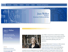 Tablet Screenshot of joanwalker.com
